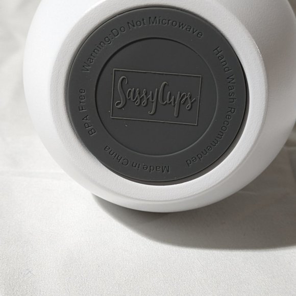 Brand New - Let the Adventure Begin Sassy Cup Tumbler Set in Mint & White - Picture 2 of 10